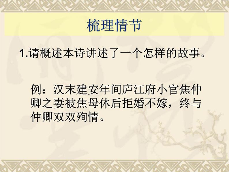 第1单元2孔雀东南飞 课件-2020-2021学年【新教材】统编版（2019）高中语文选择性必修下册第5页