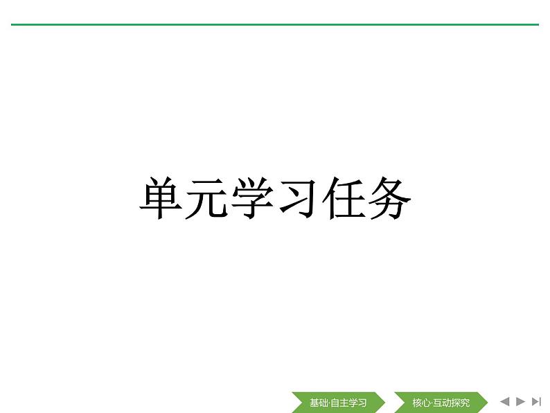 《单元学习任务》(第一单元)PPT01