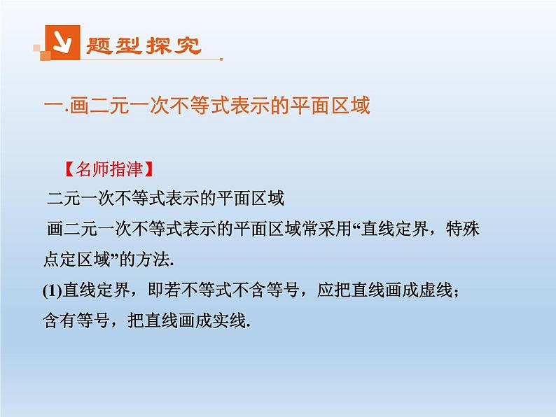 2021-2022学年高中数学人教A版必修5课件：3.3.1二元一次不等式（组）与平面区域+2+第7页