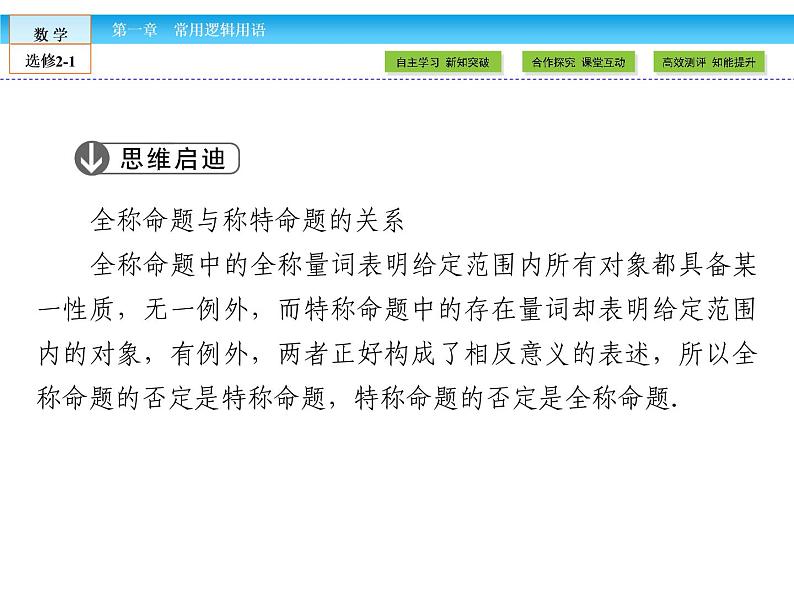 （人教版）高中数学选修2-1课件：第1章 常用逻辑用语1.4.3第8页
