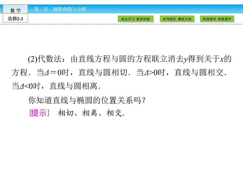 （人教版）高中数学选修2-1课件：第2章 圆锥曲线与方程2.2.2 第2课时05