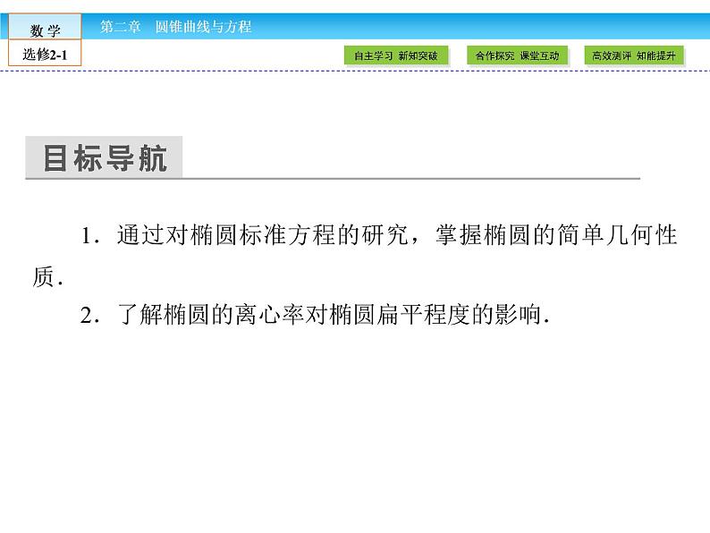 （人教版）高中数学选修2-1课件：第2章 圆锥曲线与方程2.2.2 第1课时03