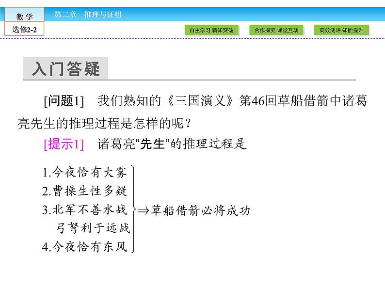 （人教版）高中数学选修2-2课件：第2章 推理与证明2.1.105