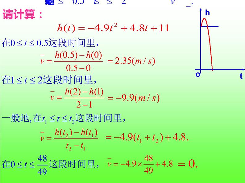 5.1.1 变化率问题-【新教材】人教A版（2019）高中数学选择性必修第二册课件07