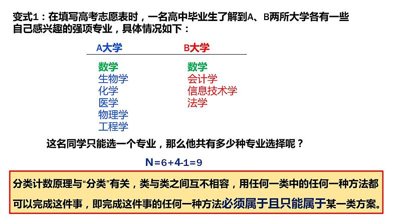 6.1分类加法计数原理和分步乘法计数原理（1）-【新教材】人教A版（2019）高中数学选择性必修第三册课件08