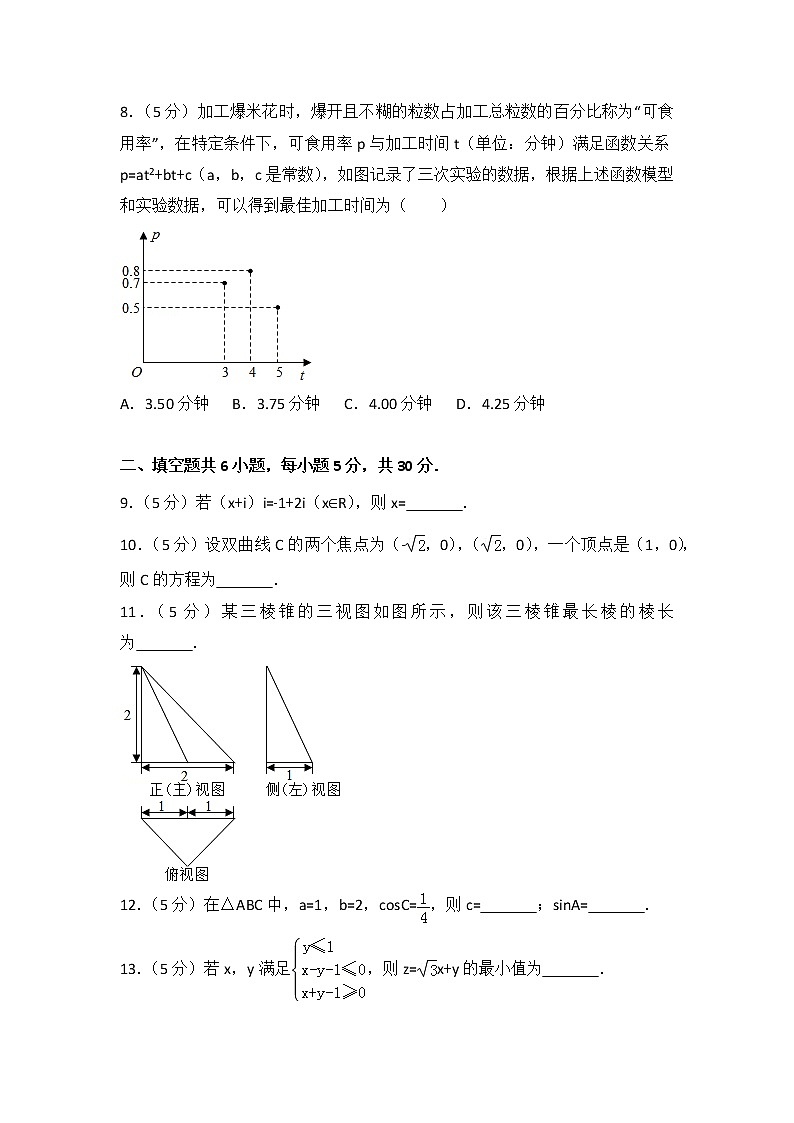 2014年北京市高考数学试卷（文科）02