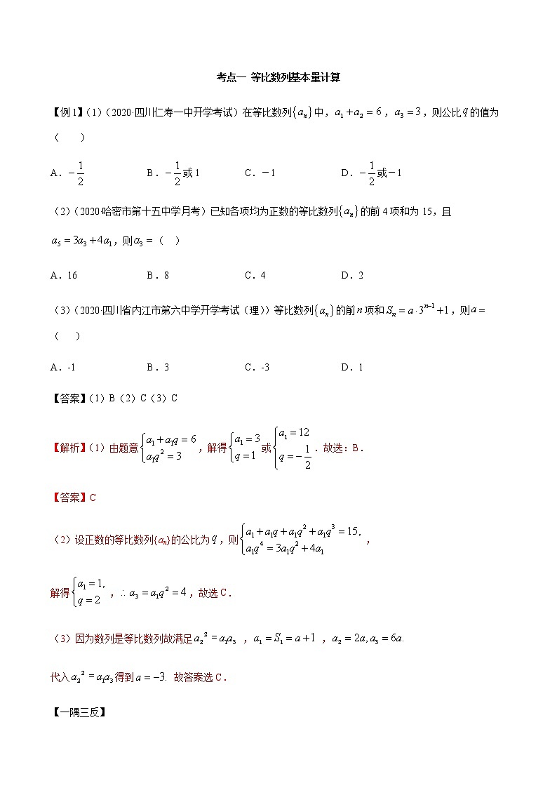 4.3 等比数列（精讲）（解析版）第2页