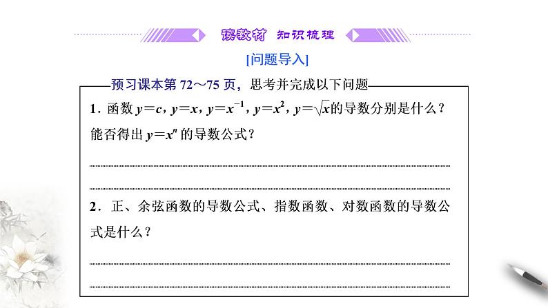 5.2.1 基本初等函数的导数（课件）-【上好课】2020-2021学年高二数学同步备课系列（人教A版2019选择性必修第二册）03