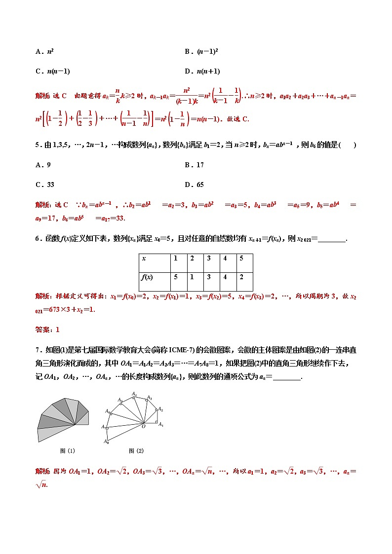 4.1  第二课时　数列的递推公式与前n项和（解析版） -【上好课】2020-2021学年高二数学同步备课系列（人教A版2019选择性必修第二册）第2页