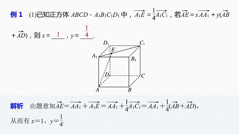 2021年高中数学新教材同步选择性必修第一册 第1章 章末复习课件PPT第7页