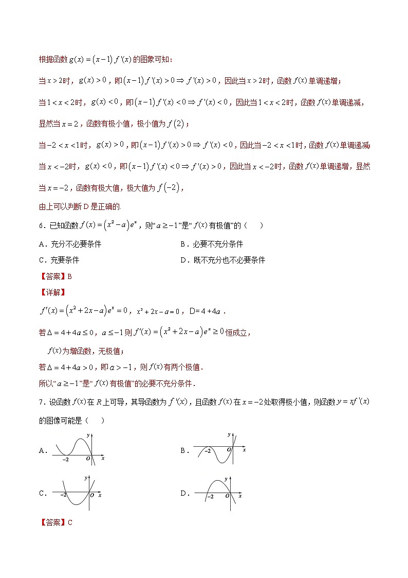 第六章 导数及其应用（章末测试卷）-2020-2021学年高二数学课时同步练（人教B版2019选择性必修第三册）03