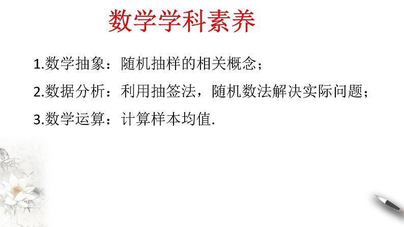 【新教材精创】9.1.1 简单随机抽样 课件（2）-人教A版高中数学必修第二册(共34张PPT)03