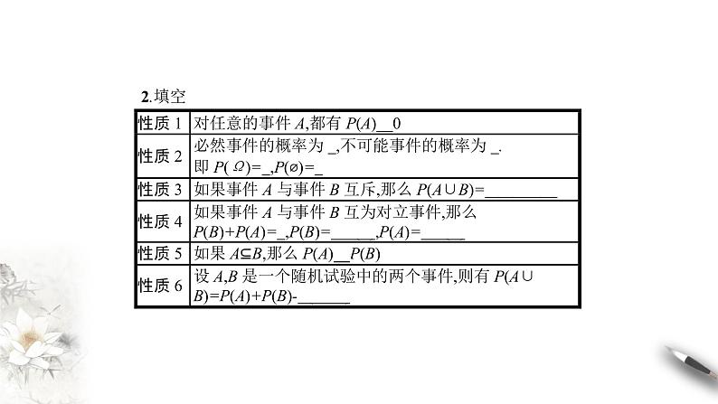 【新教材精创】10.1.4 概率的基本性质 课件（1）-人教A版高中数学必修第二册(共31张PPT)05
