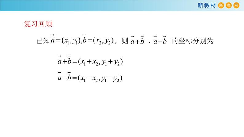 《6.3 平面向量基本定理及坐标表示》优秀公开课ppt课件02