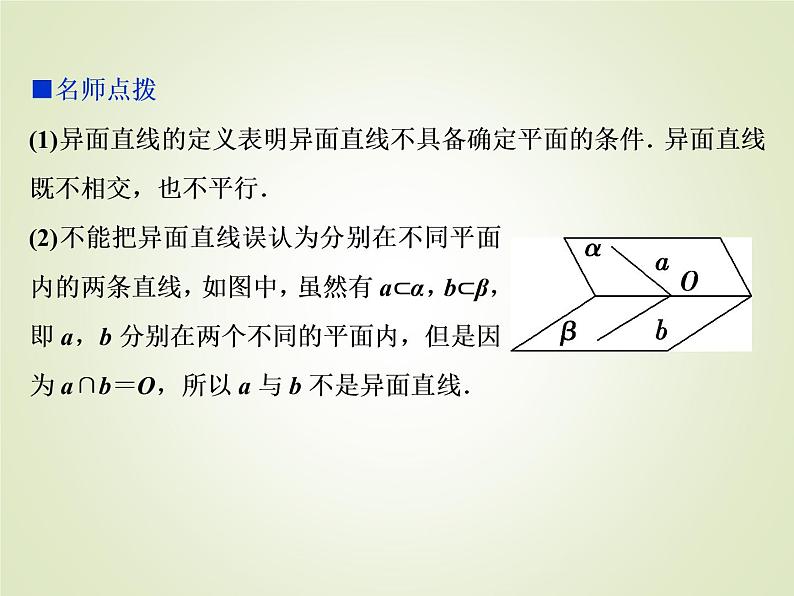 《8.4 空间点、直线、平面之间的位置关系》名校名师PPT课件06