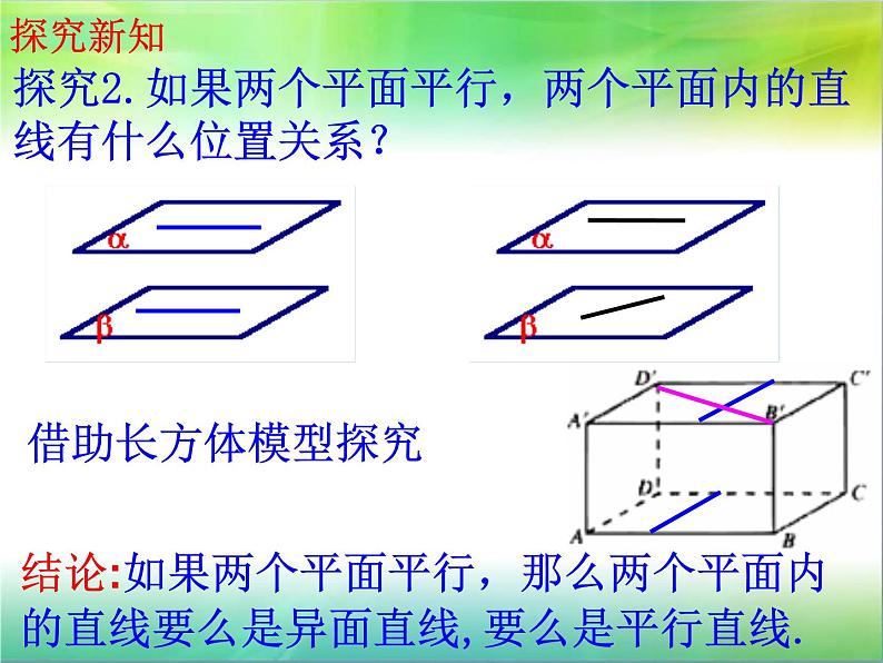 高中数学人教B版 (2019) 必修四 11.3.3平面与平面平行的性质课件PPT04