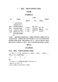 2020版高考数学（天津专用）大一轮精准复习精练：8.3　直线、平面平行的判定与性质 Word版含解析【KS5U 高考】