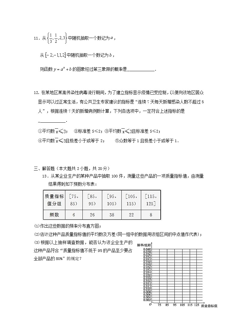 江西省信丰中学2018_2019学年高二数学上学期周考六文A理B试题03
