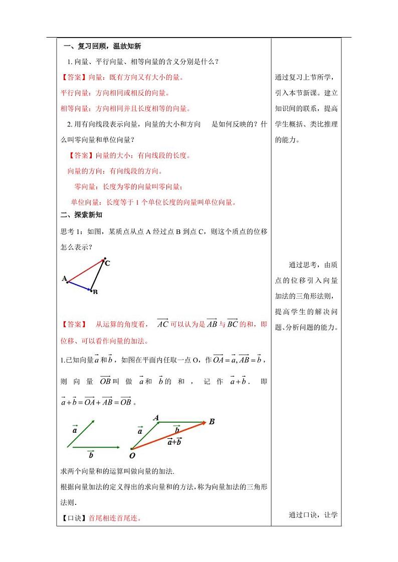 6.2.1 向量的加法运算 教学设计（1）-人教A版高中数学必修第二册02