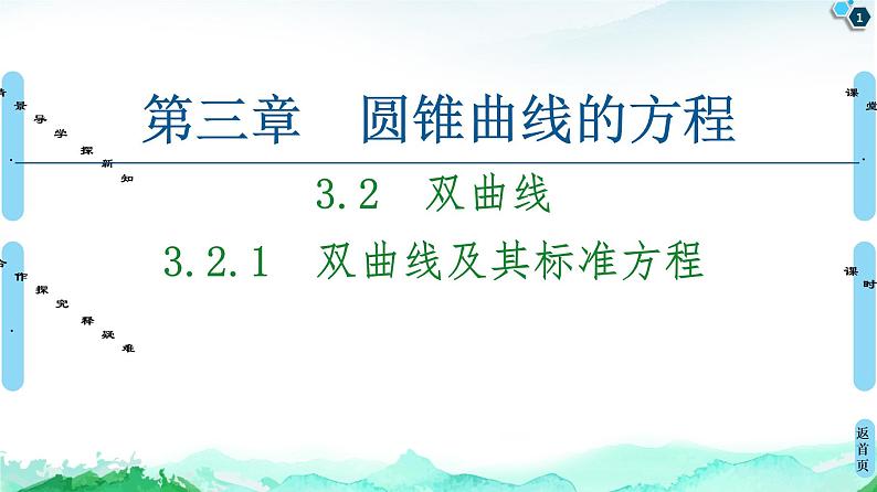 第3章 3.2　3.2.1　双曲线及其标准方程-【新教材】人教A版（2019）高中数学选择性必修第一册课件(共57张PPT)第1页