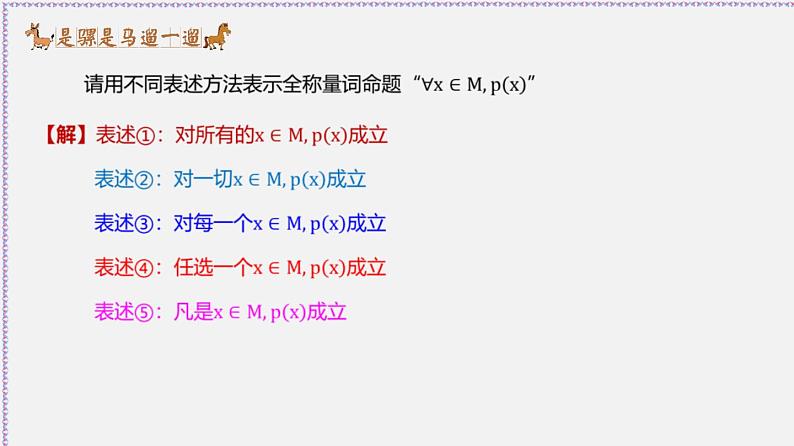 1.5 全称量词与存在量词-2020-2021学年高一数学同步教学课件（人教A版必修第一册）05