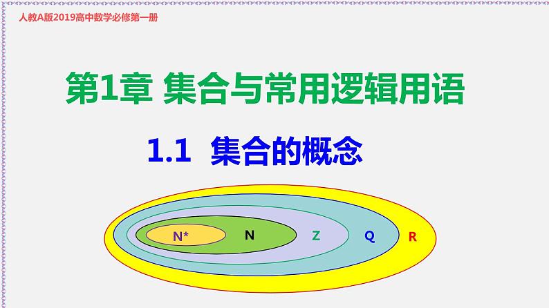 1.1 集合的概念-2020-2021学年高一数学同步教学课件（人教A版必修第一册）01