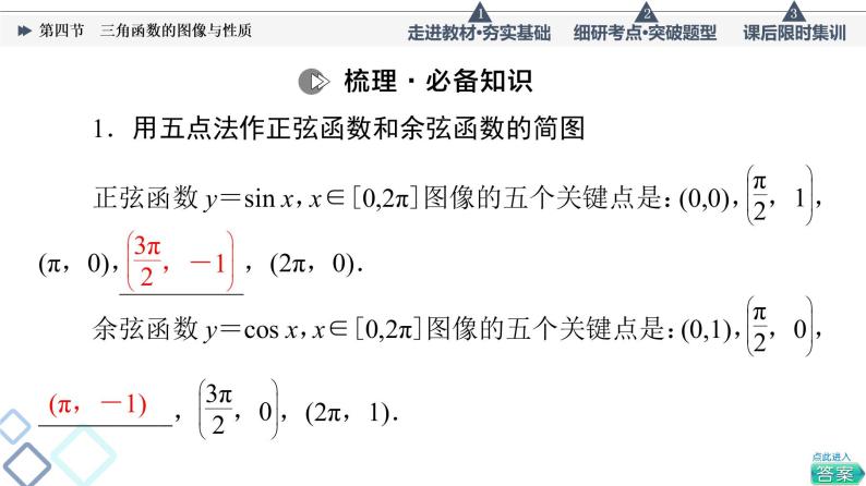 高考数学一轮复习课件第4章　第4节　三角函数的图像与性质04