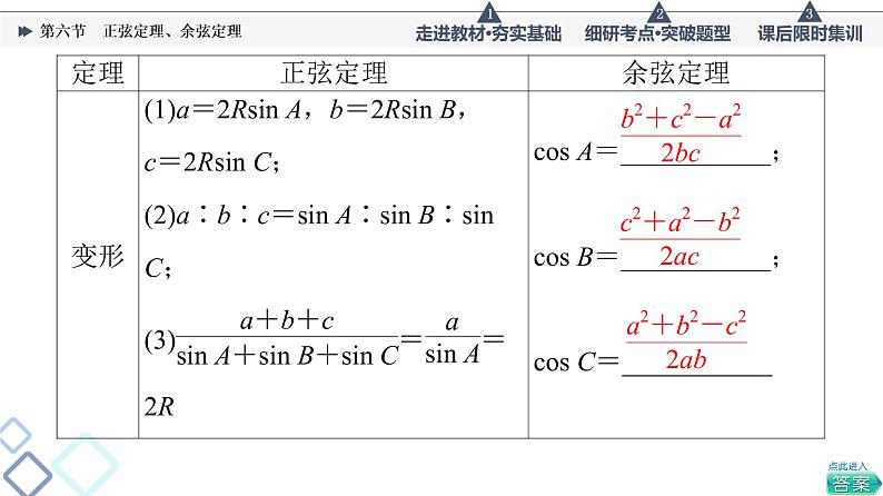 高考数学一轮复习课件第4章　第6节　正弦定理、余弦定理05