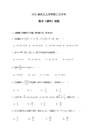 黑龙江省牡丹江市重点高中2021届高三上学期第二次月考 数学（理）试题（含答案解析）