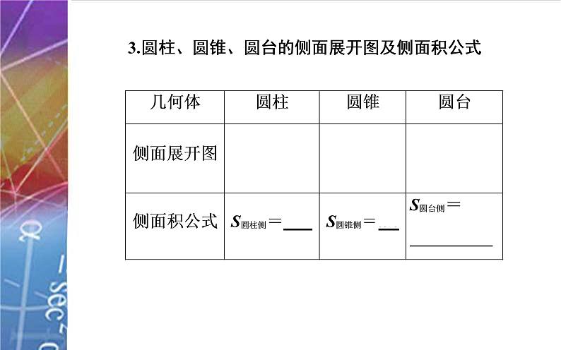 第一节 空间几何体的结构特征及表面积与体积（含答案解析）课件PPT08