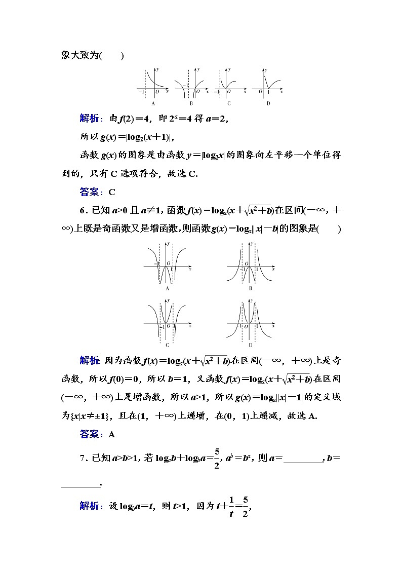 多维层次练10-对数函数及其性质（全国百强重点中学复习资料，含答案解析）-新高考第3页