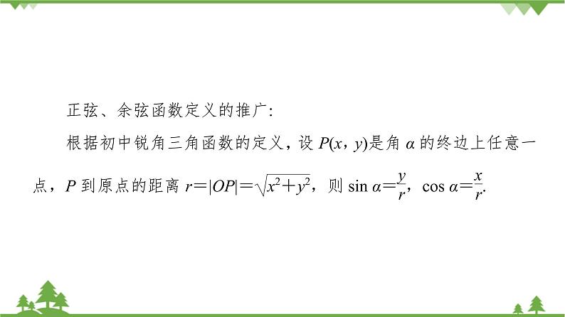 北师大版（2019）高中数学必修第二册 第一章课件4.1 单位圆与任意角的正弦函数、余弦函数定义第6页
