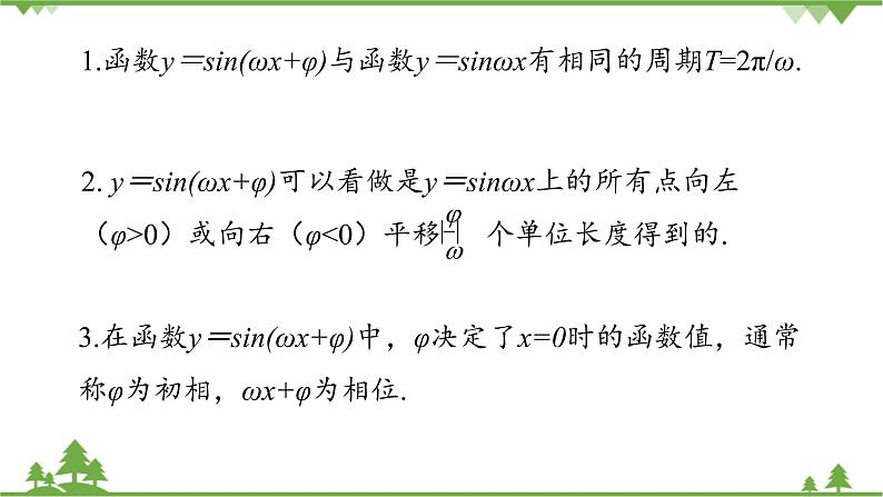 北师大版（2019）高中数学必修第二册1.6.2探究g对y=sin{x+ψ}的图象的影响-课件+教案+学案04