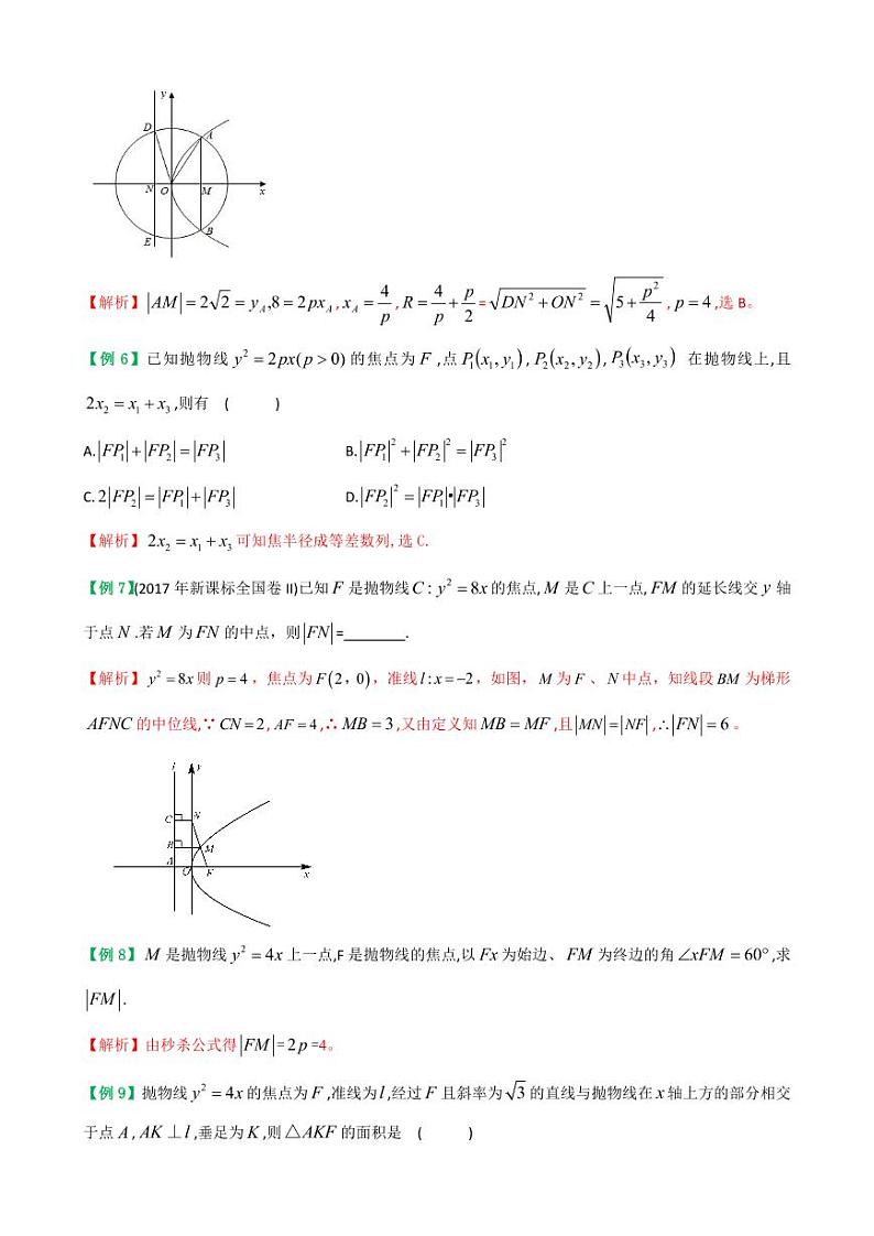 圆锥曲线的概念及其几何性质的升华（含答案解析）学案第3页