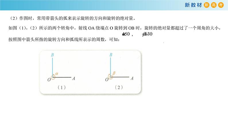 7.1.1 角的推广 人教B版高中数学必修第三册课件+教案+导学案+练习05