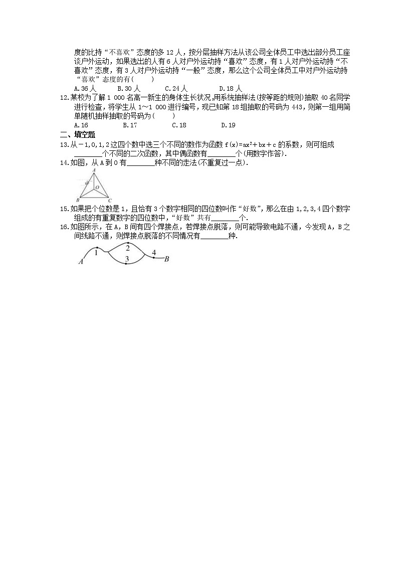 2022版高考数学大一轮复习作业本52《分类加法计数原理与分步乘法计数原理》(含答案详解)第2页