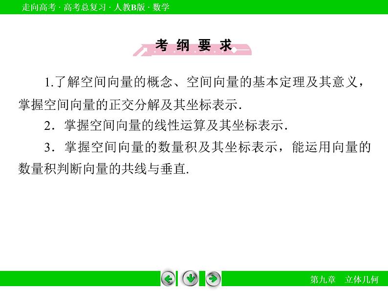 第9章 第6节空间向量及其运算(理)课件PPT06