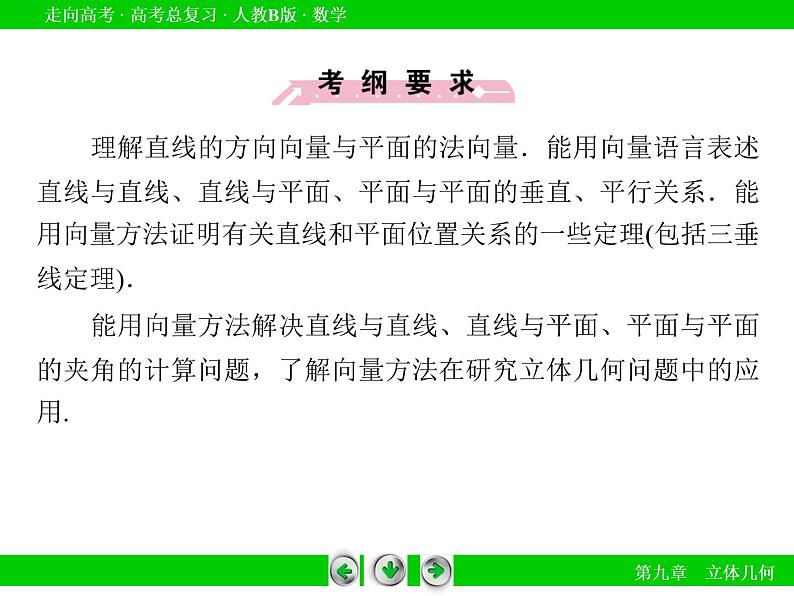 第9章 第7节用向量方法证明课件PPT06