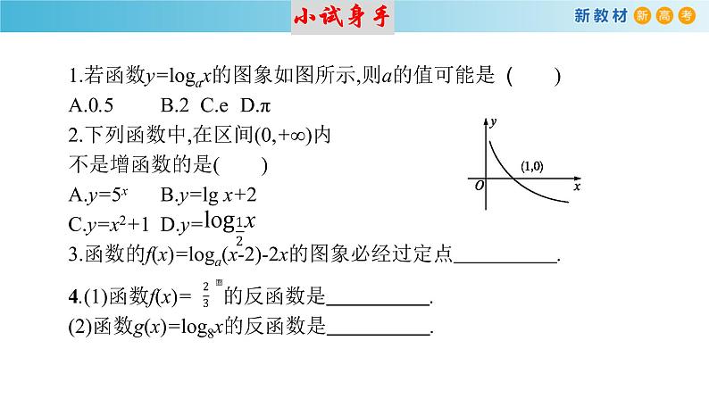 人教A版（2019年）必修一数学4.4.2  对数函数的图像和性质（课件、教案、学案、配套练习含解析）07