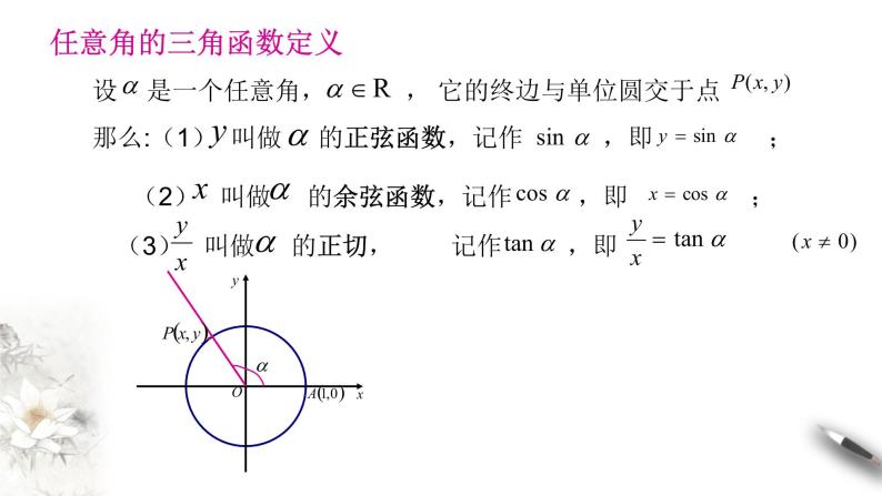 人教A版（2019年）必修一数学5.2.1 三角函数的概念（课件、教案、学案、配套练习含解析）06