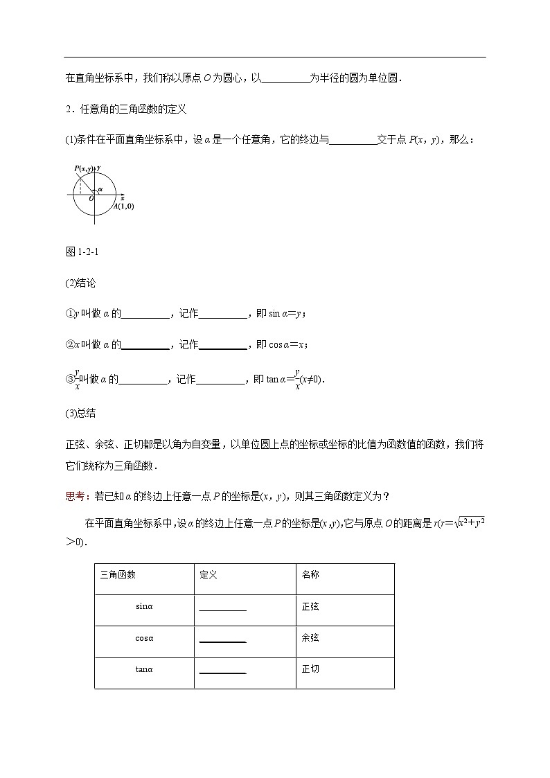 人教A版（2019年）必修一数学5.2.1 三角函数的概念（课件、教案、学案、配套练习含解析）02