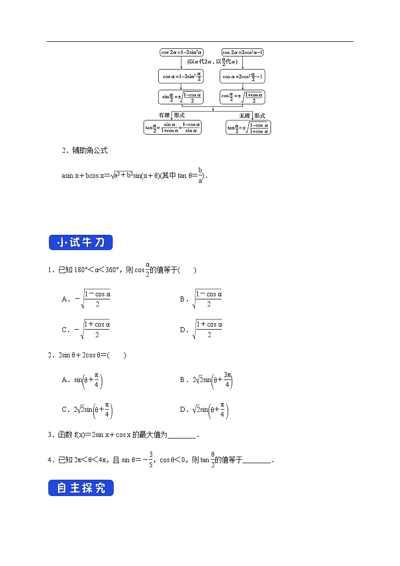 人教A版（2019年）必修一数学5.5.2 简单的三角恒等变换（课件、教案、学案、配套练习含解析）02