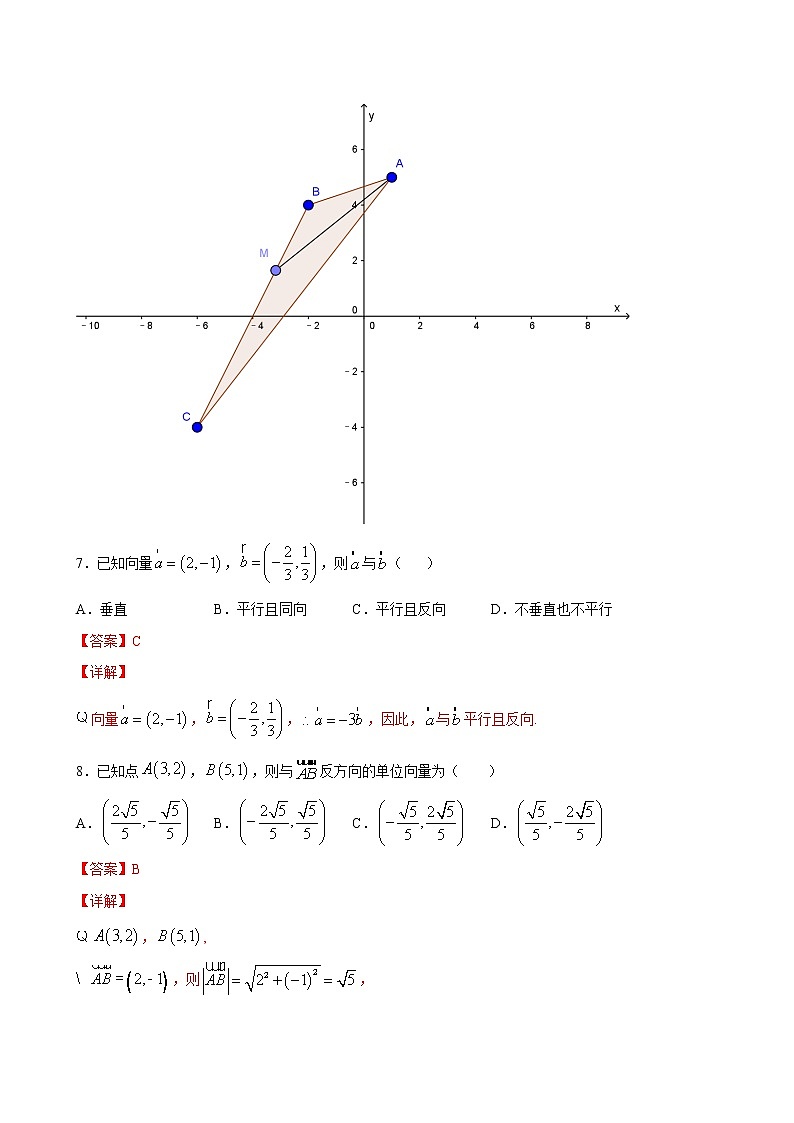 6.2.2-6.2.3 向量坐标及其运算-2020-2021学年高一数学课时同步练（人教B版2019必修第二册）03