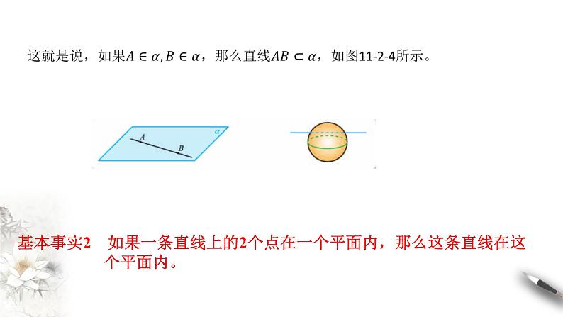 【新教材精创】11.2 平面的基本事实与推论 课件（2）-人教B版高中数学必修第四册(共25张PPT)07