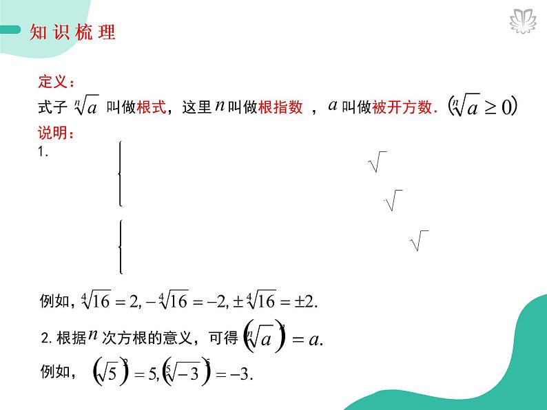 2019新人教版数学高中必修一4.1.1根式（导学版）（同步课件+练习）05