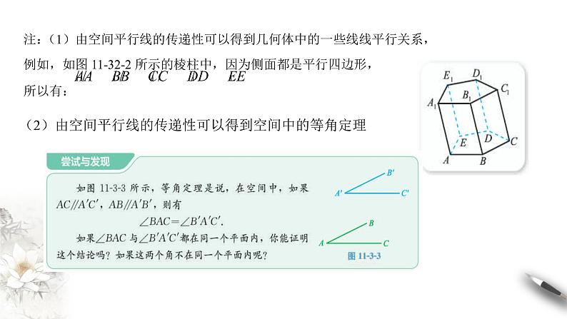 【新教材精创】11.3.1 平行直线与异面直线 课件（1）-人教B版高中数学必修第四册(共21张PPT)第4页