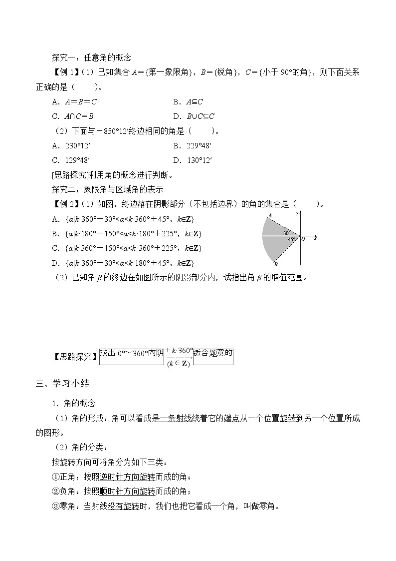 (学案)角的推广02