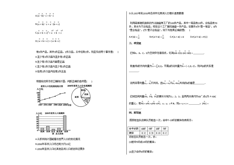 2020-2021学年山东省青岛市高二（上）10月月考数学试卷人教A版（2019）第2页