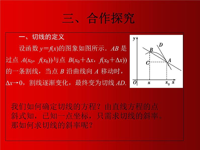 数学人教A版（2019）必修第一册1.1.3导数的几何意义（课件）04