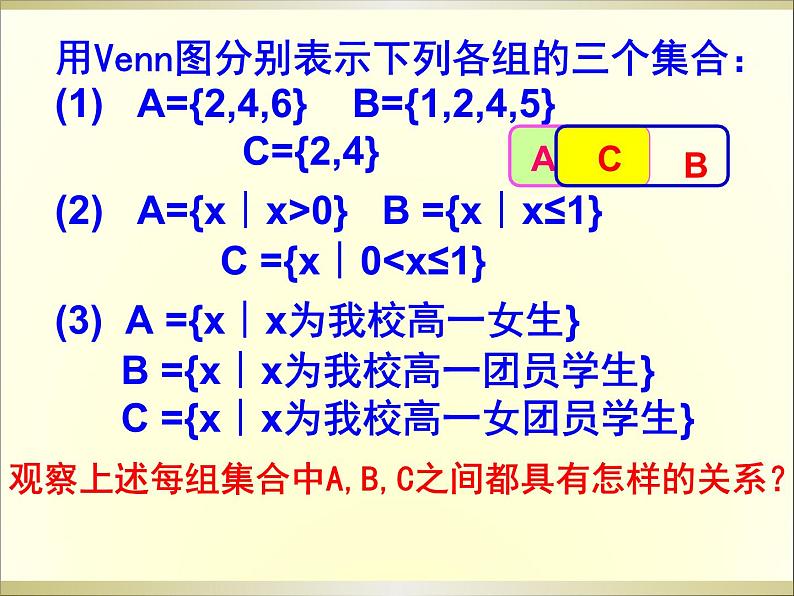 苏教版高中数学必修一1.3 交集、并集_1（课件）第3页